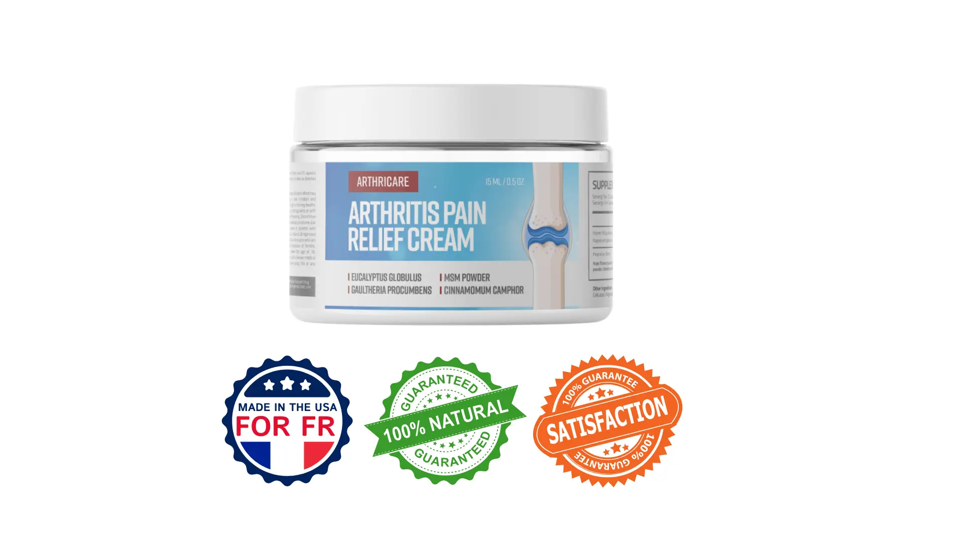 Arthricare Cream pour soulager les douleurs articulaires